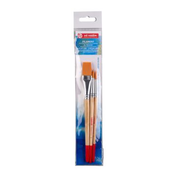 Watercolour brush set polyester | 3 brushes - 2573