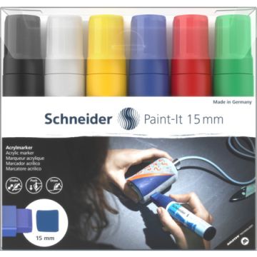 Acrylic Marker Paint Lt 320 4mm Wallet Set 6 Pcs