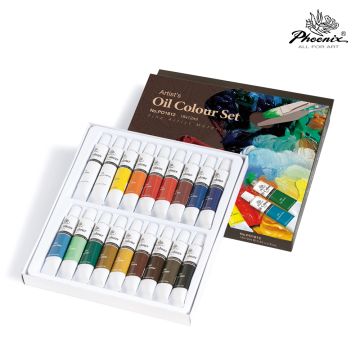 Oil Colour Set of 18x12ml PO1812