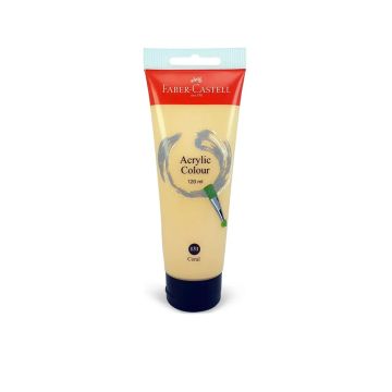 Faber Castell Acrylic Colour 120ml Tube Coral