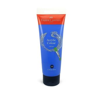 Faber Castell Acrylic Colour 120ml Tube Cobalt Blue