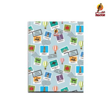 Single Line 9x7 Note Book 80S - Flacon