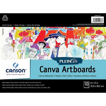 Canson Plein Air Canva Artboards, 9" x 11" - 400061737