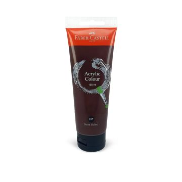 Faber Castell Acrylic Colour 120ml Tube Burnt Ochre