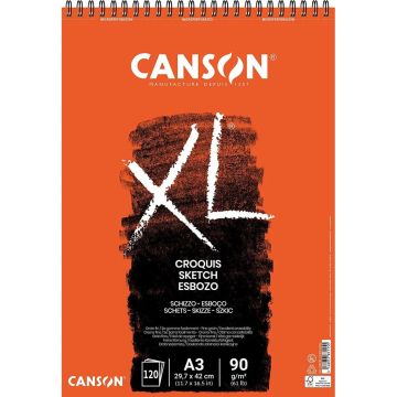 Canson XL Top Spiral Croquis A3- 90g - 200787115
