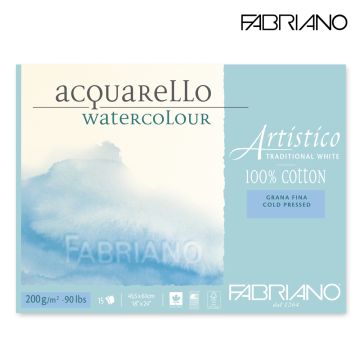 Artistico Acquarello Watercolour Pad 45.5 x 61cm 200g Fabriano - 20014561