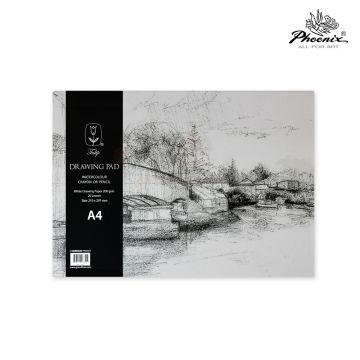 Tulip Watercolour Drawing Pad A4 / 20L Grandluxe - 3566