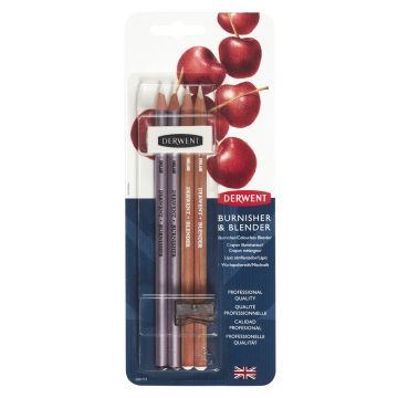 Derwent Blender & Burnisher Blister 4 Pack