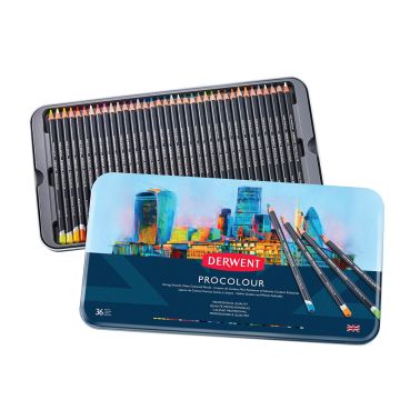 Derwent Colored Pencils, Procolour Pencils - Set of 36