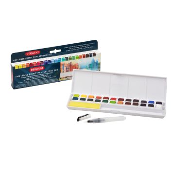 Derwent Inktense Paint Pan Studio Set (24)