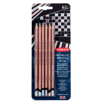 Derwent Metallic Pencil Pastel 6 Blister