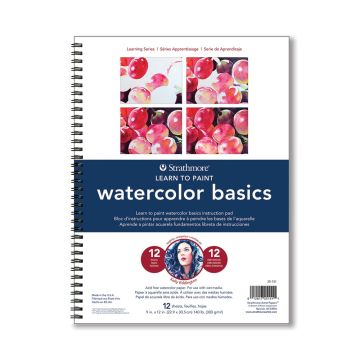 Strathmore Learning Series Watercolor Pad, 28 Sheets, Basics