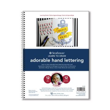 Strathmore Learning Series Adorable Hand Lettering Pad, 9in x 12in