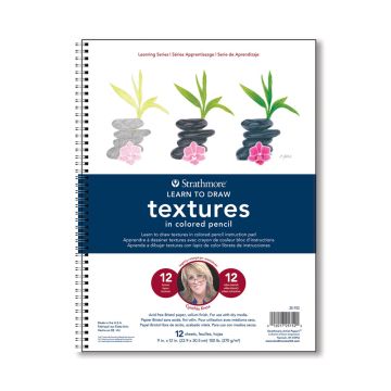 Strathmore Learning Series Colored Pencil Pad, 9in x 12in, Textures - 25-752