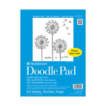 Strathmore 100 Series Youth Doodle Pad, 9" x 11" 27-009