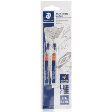 Staedtler Mars Micro Refill Lead 0.5 mm, HB, Pack of 2