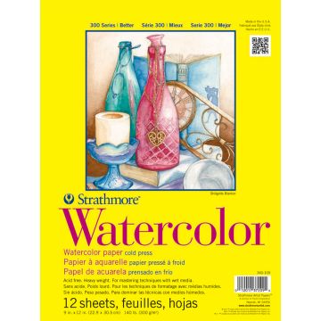 Strathmore Watercolor Pad, 9" x 11" - 360-109