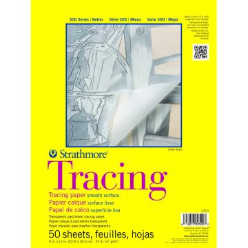 Strathmore 300 Series Tracing Pad, 9" x 11" - 370-9