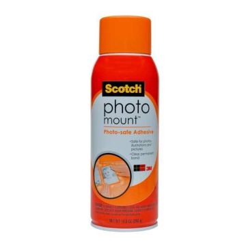 Photo Mount Permanent spray Adhesive Scotch 3M Super 77