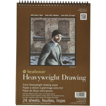 Strathmore Drawing Paper Pads - 400 Series Heavy-weight, 9" x 12"