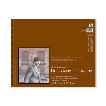 Strathmore Drawing Paper Pad, 400 Series, 24 Sheets, 14 x 17" - 400-214