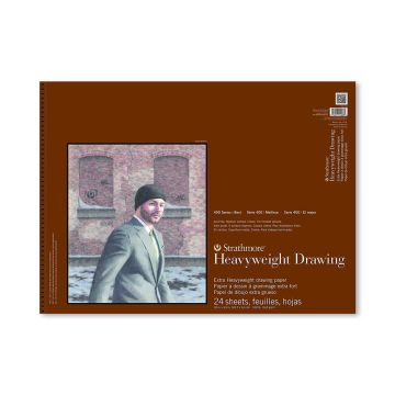 Strathmore Drawing Paper Pad, 400 Series, 24 Sheets, 18" x 24" - 400-218