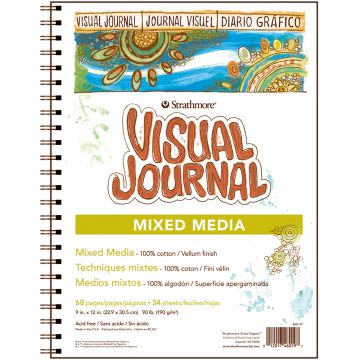 Strathmore Visual Journal, Mixed-Media, 9" x 12"in - 460-19