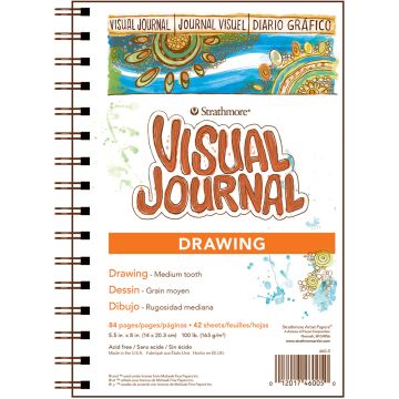 Strathmore Visual Journal, Drawing, 5.5in x 8in - 460-5
