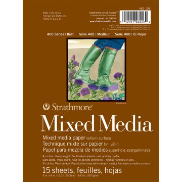 Strathmore Mixed Media Pad 6 in. x 8 in. - 462-106