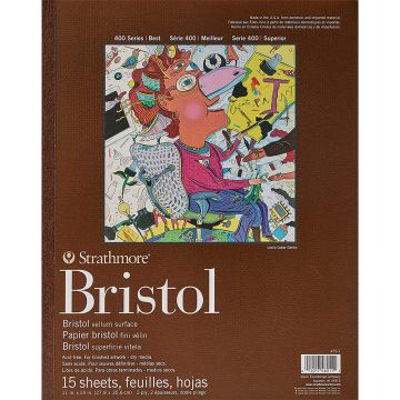 Strathmore - 400 Series - Bristol Pad : 11x14in : 2ply Vellum