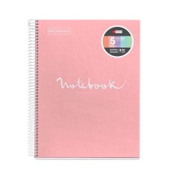 Miquelrius  –  Emotion A4 5 Subject Noteboook - Pink