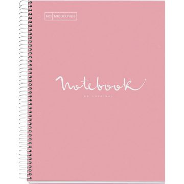 Miquelrius  –  Emotion - A4 1 Subject Noteboook - Pink