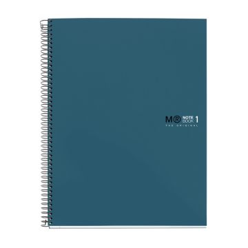 Miquelrius  – A4 1 Subject Noteboook - Dusty Blue
