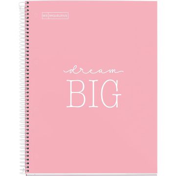Miquelrius  –  Message - A4 1 Subject Noteboook - Pink