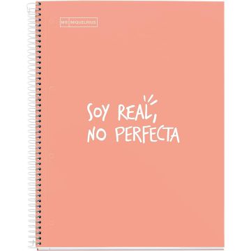 Miquelrius  –  Message - A4 1 Subject Noteboook - Peach