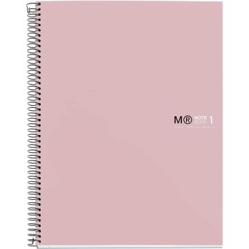 Miquelrius - The Original Notebook A5 - 1 Subject - Pink