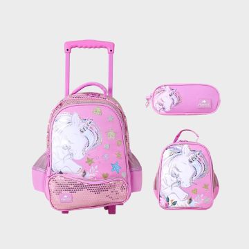School Bag Glossy Bird set 17inch GB5212T