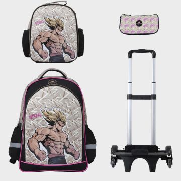 School Bag Glossy Bird 18 inch Set - GB5250TB