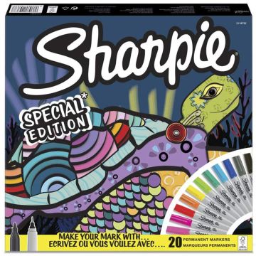 Sharpie Turtle Special Edition Pack of 20 - 2115767