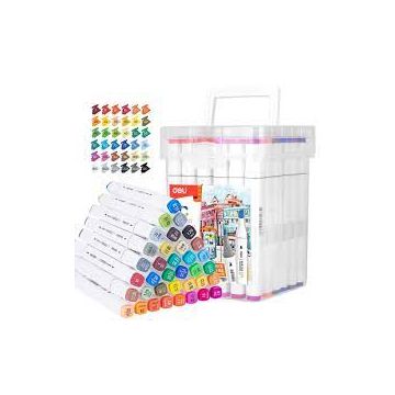 Deli 36-Color Sketch Marker Set - 70801-36
