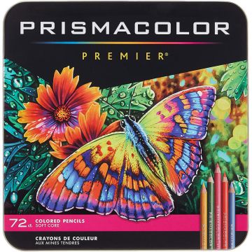 Prismacolor remier Colored Pencils, Soft Core, 72 Pack