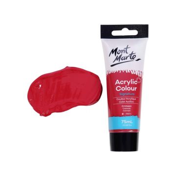 Mont Marte Studio Acrylic Paint 75ml - Crimson