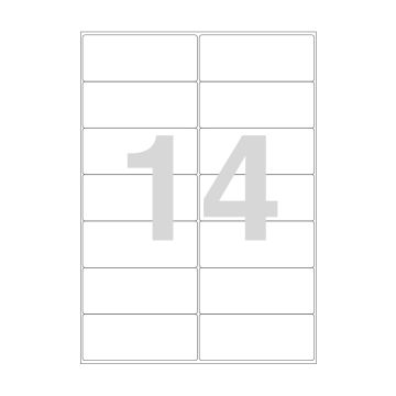 Agipa 14 Labels 99.1 X 38.1mm A4