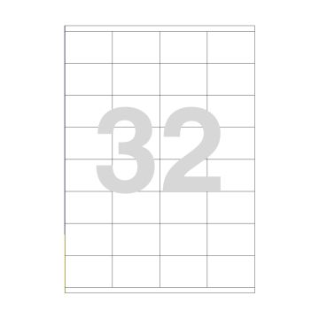 Agipa 32 Labels 51 X 33.8mm A4