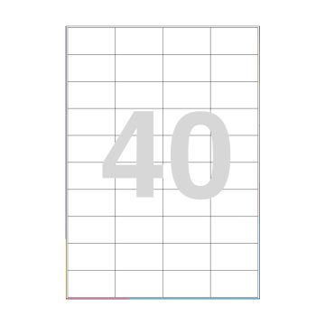 Agipa 40 Labels 52.5x29.7mm A4