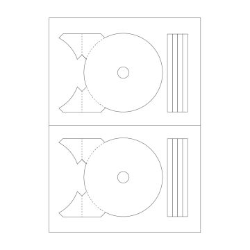 Agipa CD-DVD White Labels 119626 Agipa CD-DVD White Labels 119626