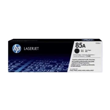 HP 85A Black Original LaserJet Toner Cartridge, CE285A