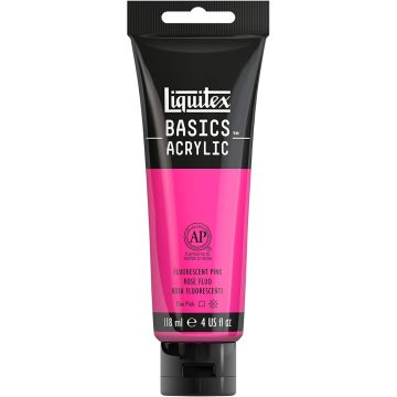 Liquitex Basics Acrylic 118ml Fluorescent Pink