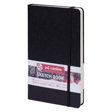 Sketchbook Black 13x21cm 140gsm Royal Talens - 9314002M