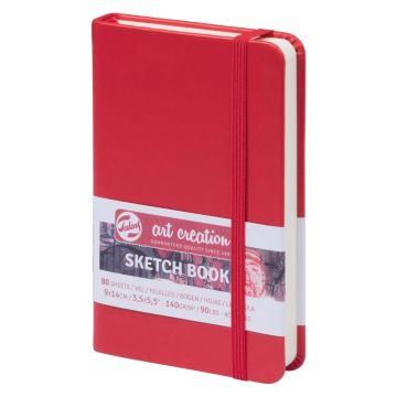 Sketchbook Black Red 9 x 14cm 140gsm Royal Talens - 9314201M